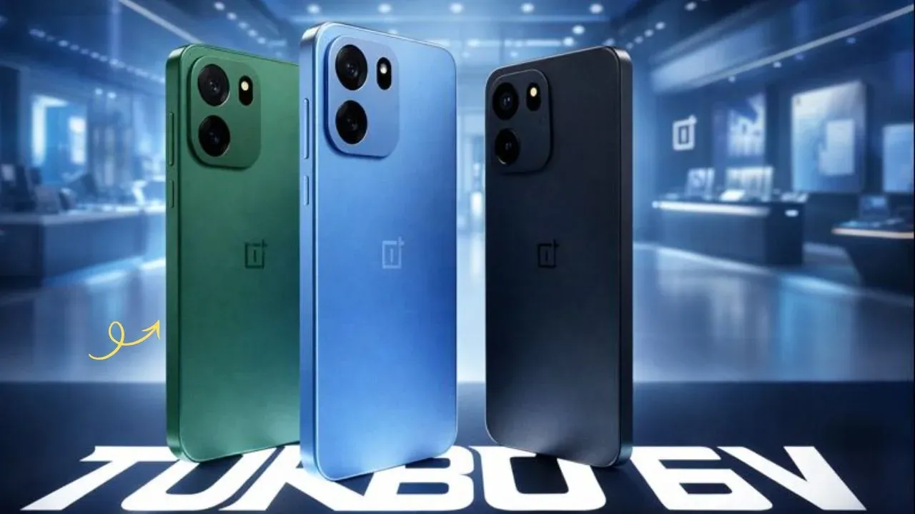 OnePlus Turbo 6V: Massive 9,000mAh Battery, Smooth 144Hz AMOLED Display