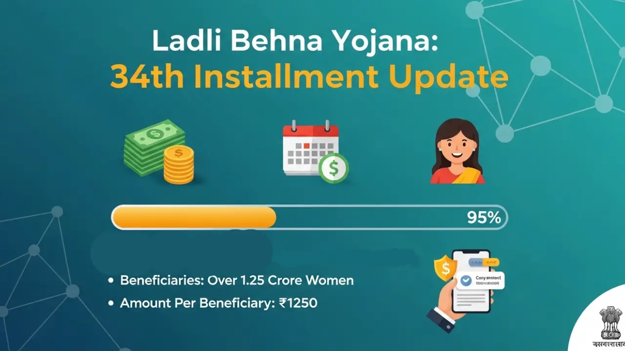 Ladli Behna Yojana 34th Installment Update: Important Details for Beneficiaries in Madhya Pradesh
